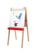ChildS Deluxe Double Easel - Green Chalk/White Markerboard