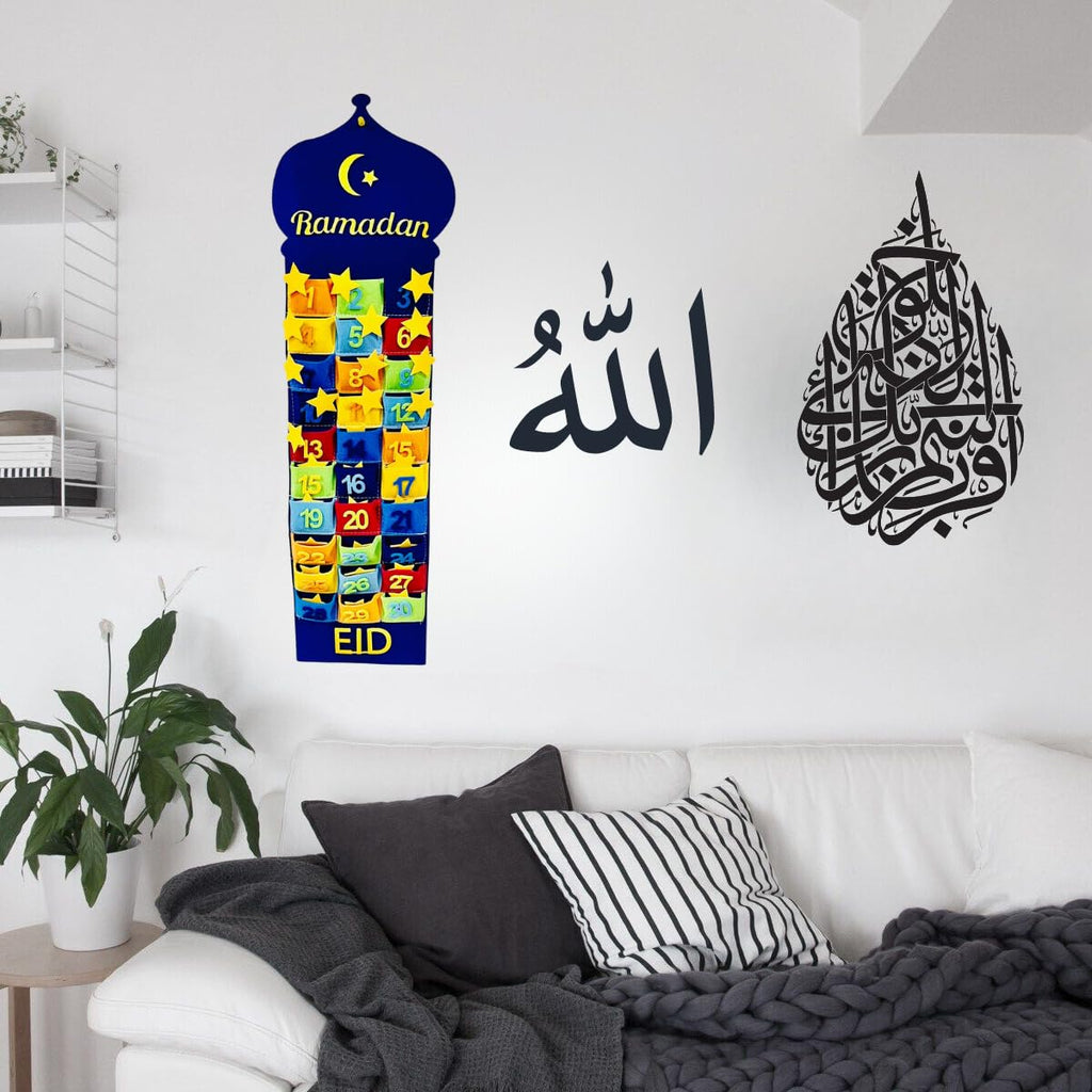 Ramadan Decorations Eid Count Down Calendar Ramadan Calendar For Kids Islamic Festive Home D  Cor Ramadan Mubarak Advent Calenda