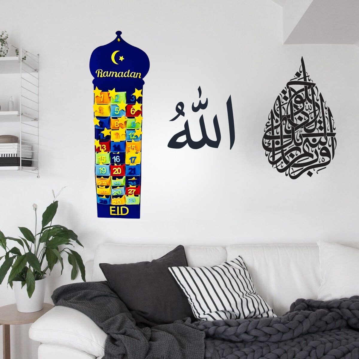 Ramadan Decorations Eid Count Down Calendar Ramadan Calendar For Kids Islamic Festive Home D  Cor Ramadan Mubarak Advent Calenda