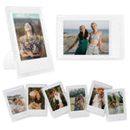 HIYQIN 2x3 Clear Photo Frames - 8 Pack Mini Photo Frames for Fujifilm Instax/Polaroid 3    Film - Instax Mini 12 11 9 8 7s 90 40
