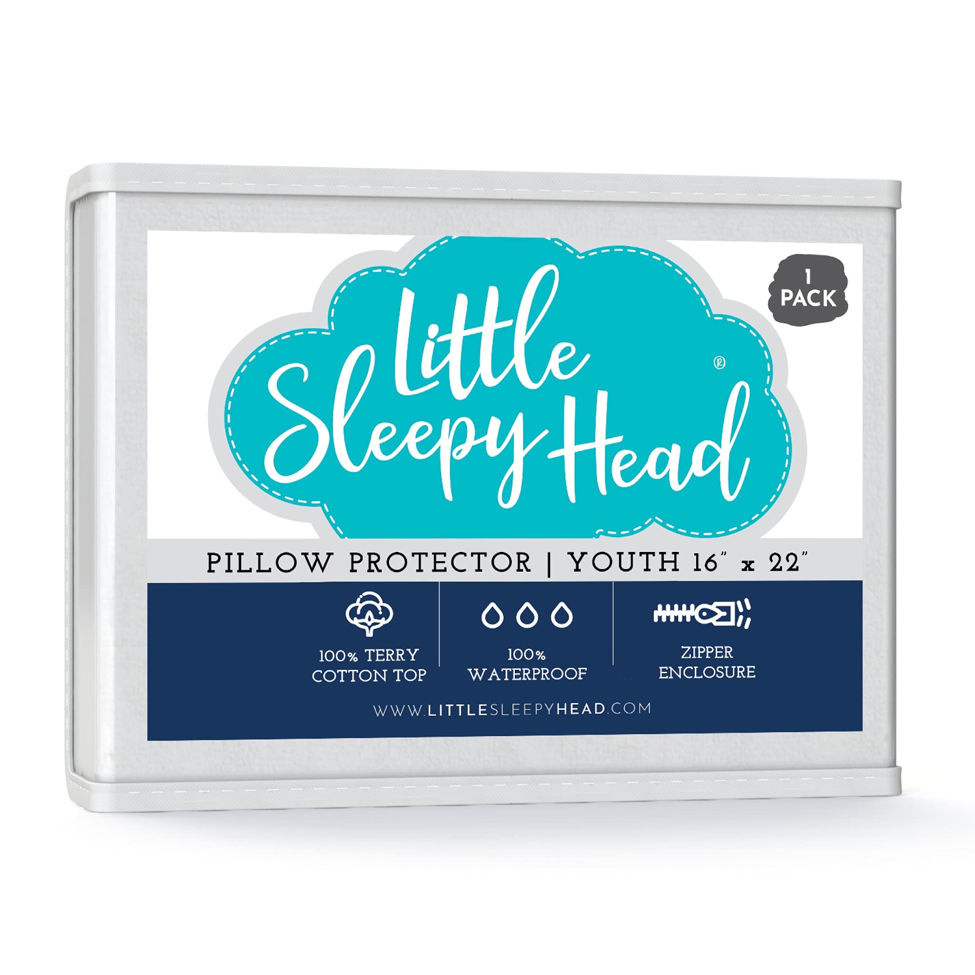 Little Sleepy Head Youth Pillow Protector 16X22 (1-Pack)