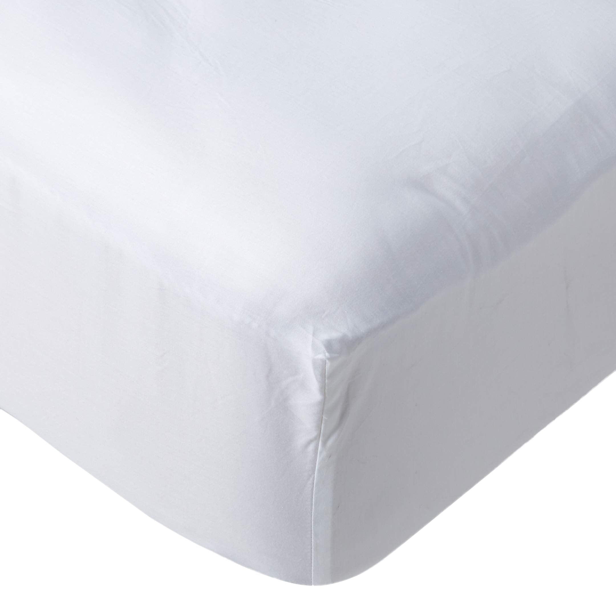 Luxury Queen Size Fitted Sheet In 100 Percent Egyptian Cotton, 1000 Thread Count, 21 Inch Deep Pocket, In White Color