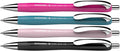 Schneider Slider Rave Xb 132564 Ballpoint Pen (Limited Special Edition, 1X Black, Power Pink, Teal, Pearl, Made In Germany) Pack