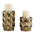 Ok Lighting Ok-4273C Mystic Owl Candle Holder Set, Bronze