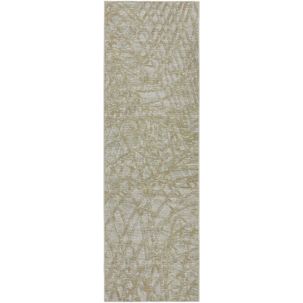 Winslow Wl2 Green Transitional Rug Runner 2' 6&quot; X 8'