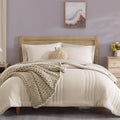 Monbix Burnt Orange Full Size Comforter Sets, 7 Piece Full Size Bedding Sets, Warm Comforters, Bed In A Bag Full With Sheets,Pil