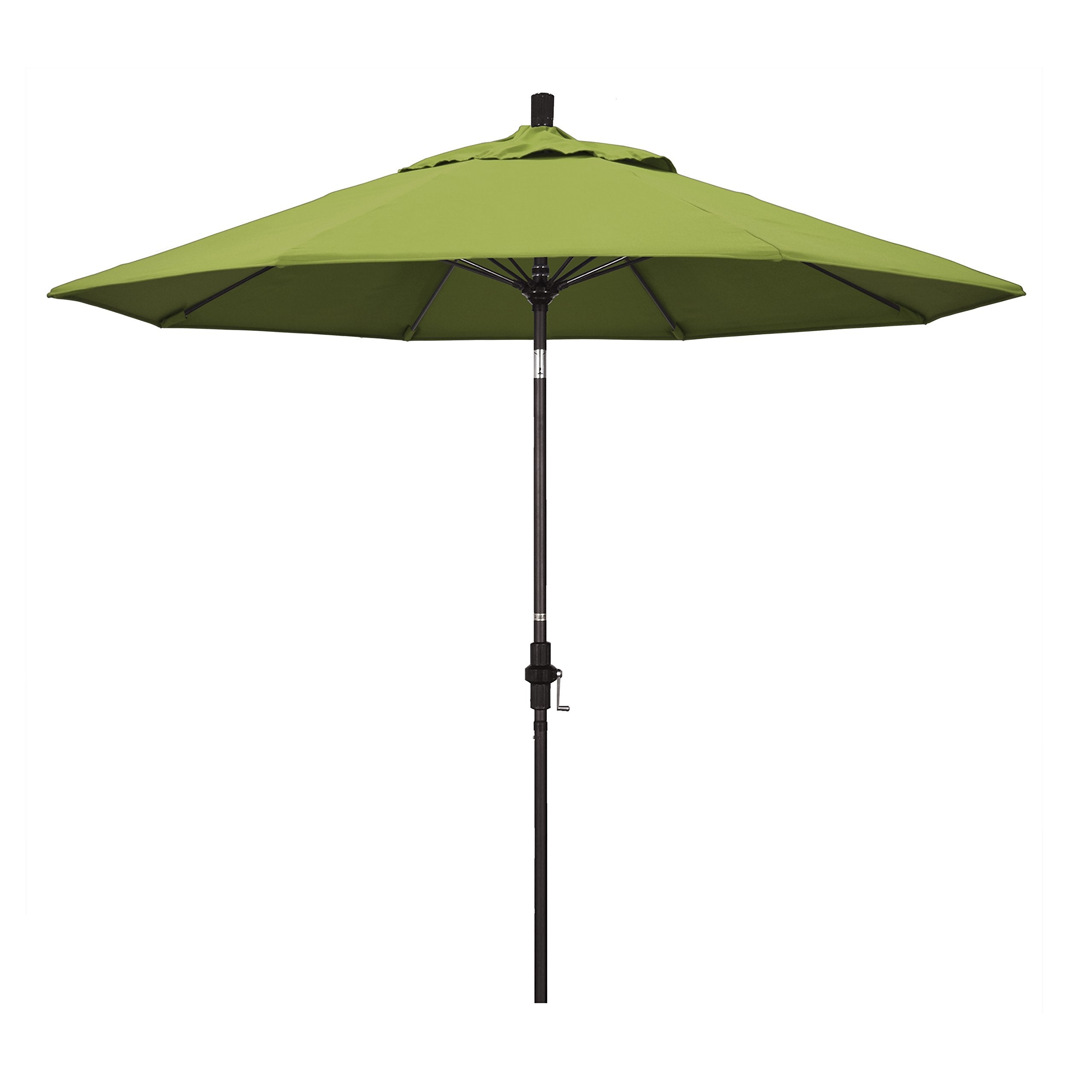 California Umbrella Gscuf908117-5429 9' Round Aluminum Pole Fiberglass Rib Market Patio Umbrella, 9-Foot, Macaw