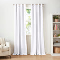 Amazon Basics Room Darkening Light Blocking Blackout Window Curtain with 2 Panels Grommets, for Living Room and Bedroom, 52 x 96