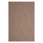 SAFAVIEH Courtyard Collection Area Rug - 9' x 12', Brown & Beige, Non-Shedding & Easy Care, Indoor/Outdoor & Washable-Ideal for 