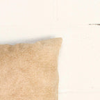 HomeRoots Cowhide, Microsuede, Polyfill 18' x 18' x 5' Tan Cowhide Pillow 2 Pack