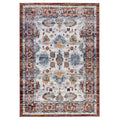HomeRoots 531921 9 x 12 ft. Brown Floral Power Loom Rectangle Area Rug