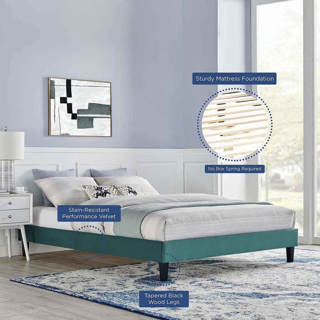 Modway Reign Platform, Full, Teal