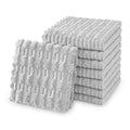 kimteny Microfiber Dish Cloths for Washing Dishes 8 Pack, Light Grey