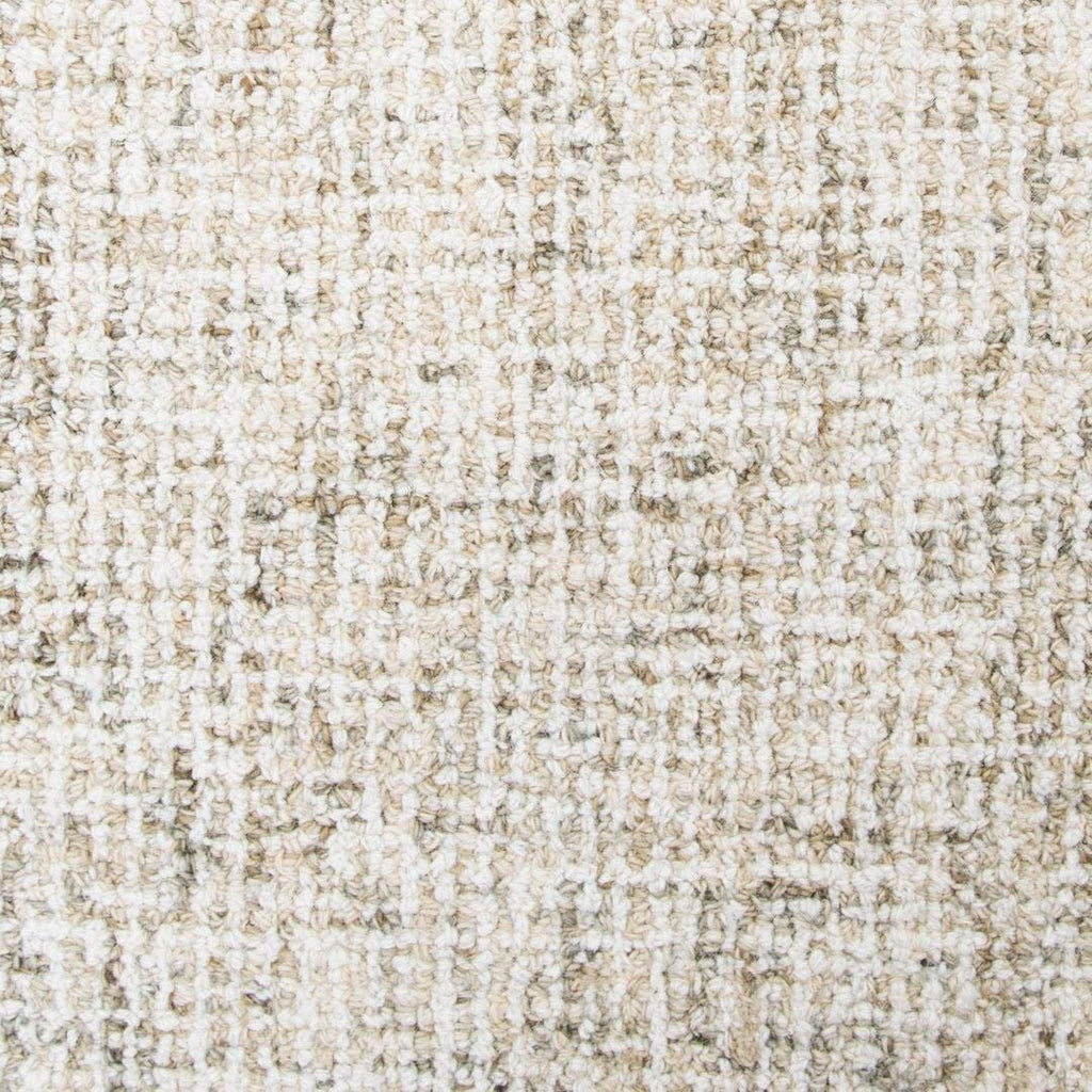 Overstock Alora Decor London 8' Round Solid Gray/Gray/Rust/Blue Hand-Tufted Area Rug
