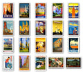 Vintage Travel Posters Postcard Set Of 20. Depicting The Original 1920S-1940S Posters. Variety Pack Reprint Postcards. Made In U