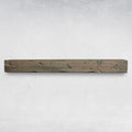 URBANDI Fireplace Mantel, Distressed, Rustic, Floating Shelf, Modern, Real Wood. (60Lx6Hx8D, Grey)