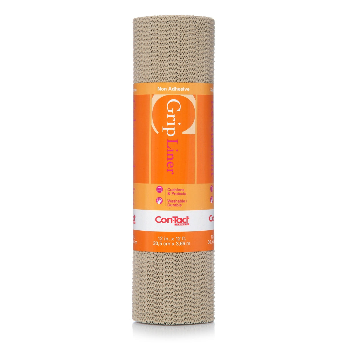 KITTRICH CORP Non-Adhesive Shelf, Cabinet and Drawer Liner, 12'' x 5'