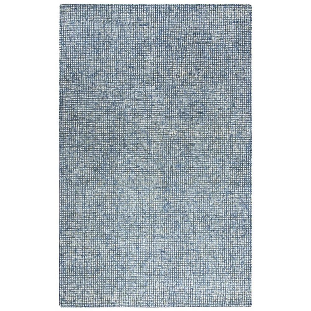 Rizzy Home Alora Decor Storm 3' X 5' Tweed Blue/Beige Hand-Tufted Area Rug