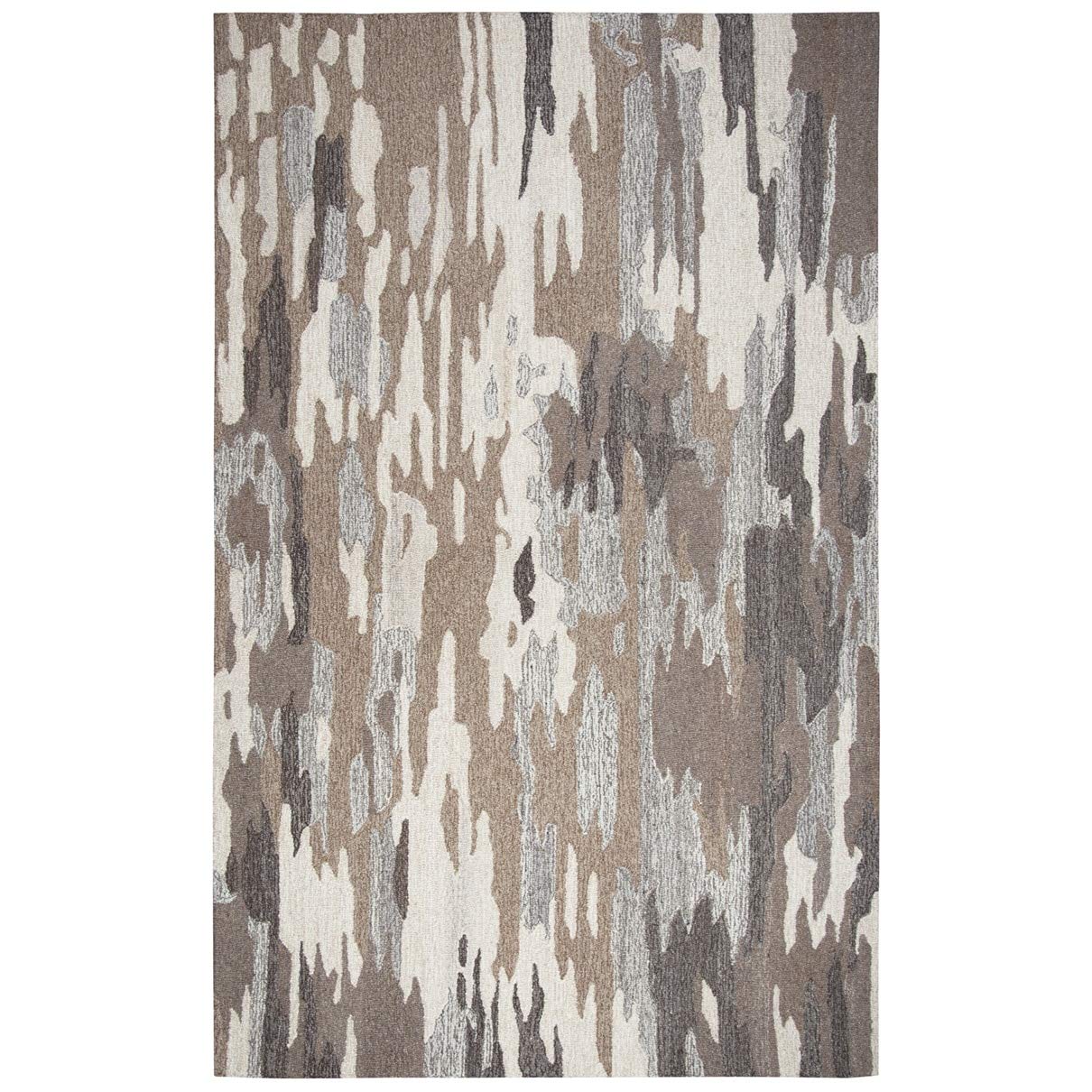 Rizzy Home Alora Decor Makalu 9' X 12' Abstract Brown/Natural Hand-Tufted Area Rug