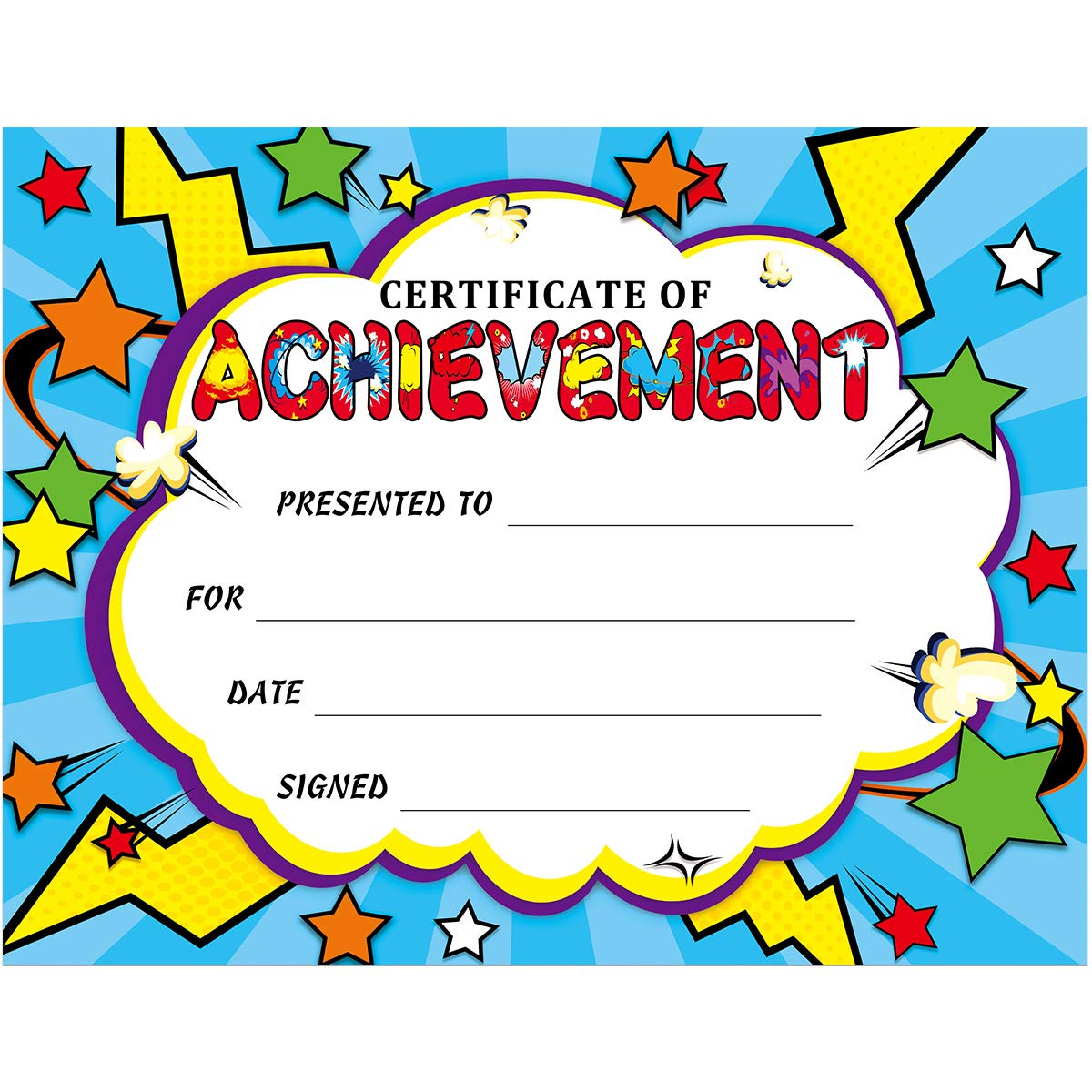 Certificate Of Awards Certificates 30Pcs End Of School Year Back To School Graduation Classroom Students Supplies