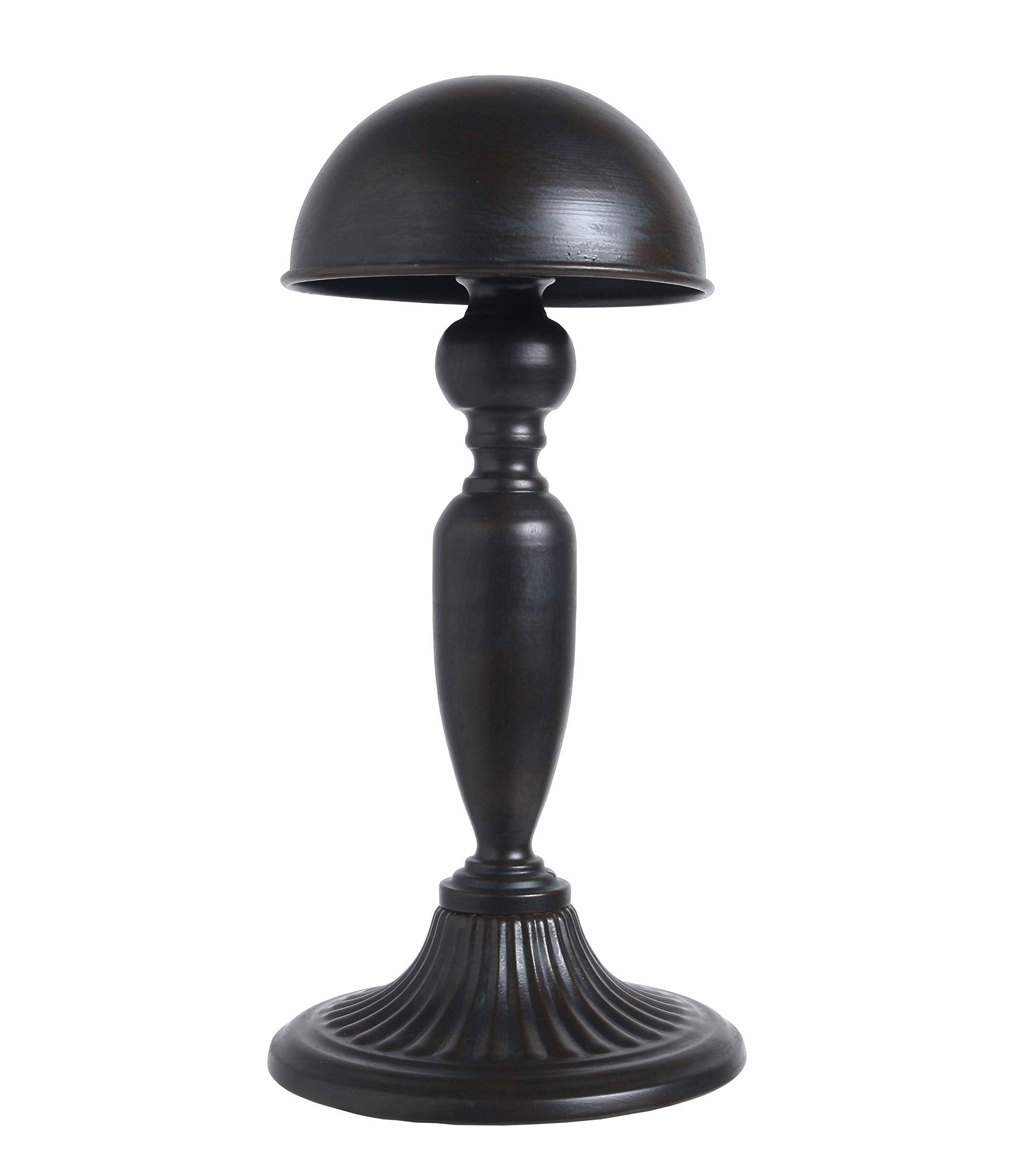 Owlgift Vintage Style Dome Shape Removable Metal Hat Rack, Cap, Wig Storage Holder Display Stand, Black (1pc)