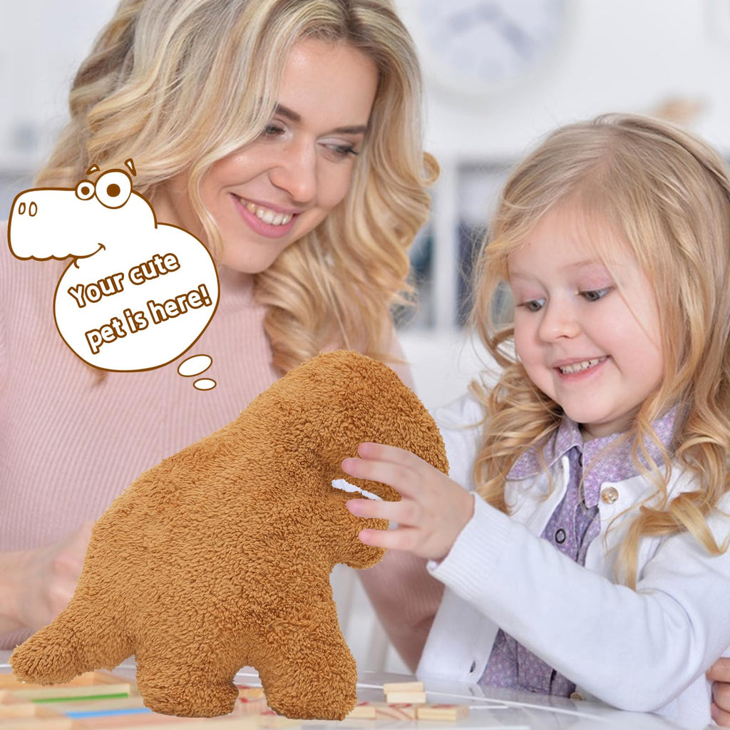Tvvpgg Dino Nugget Plush,15 In Dino Nugget Pillow Stuffed Toy, Funny Dino Chicken Nuggets Pillow Gifts For Kids Adults Girlfrien