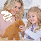 Tvvpgg Dino Nugget Plush,15 In Dino Nugget Pillow Stuffed Toy, Funny Dino Chicken Nuggets Pillow Gifts For Kids Adults Girlfrien