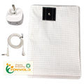 Yonwold Organic Grounding Sheet 10% Silver Queen for Bed Sleeping Therapy with Safest Ground Adapter and Connection Cord 60x80 INCH