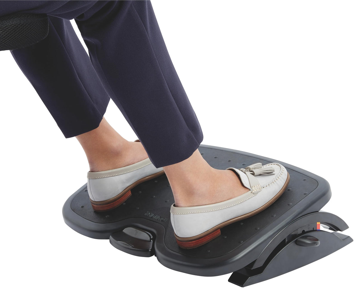 Kensington Solemate Plus Adjustable Footrest With Smartfit System Kmw52789 Each Black