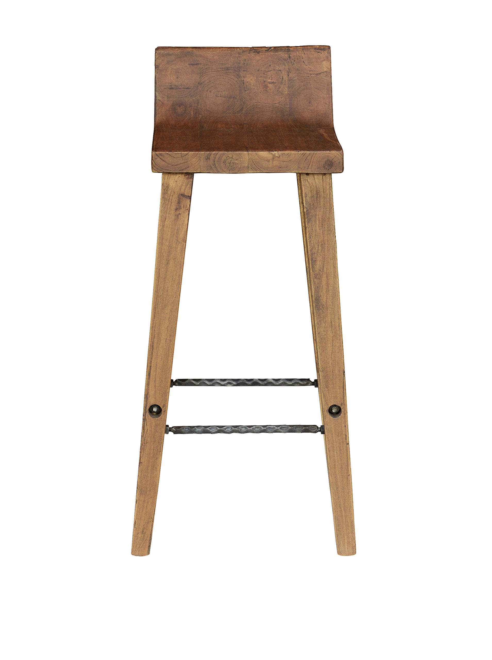 Reagan Low Back Barstool By Kosas Home, Honey Brown (Reagan Bar)