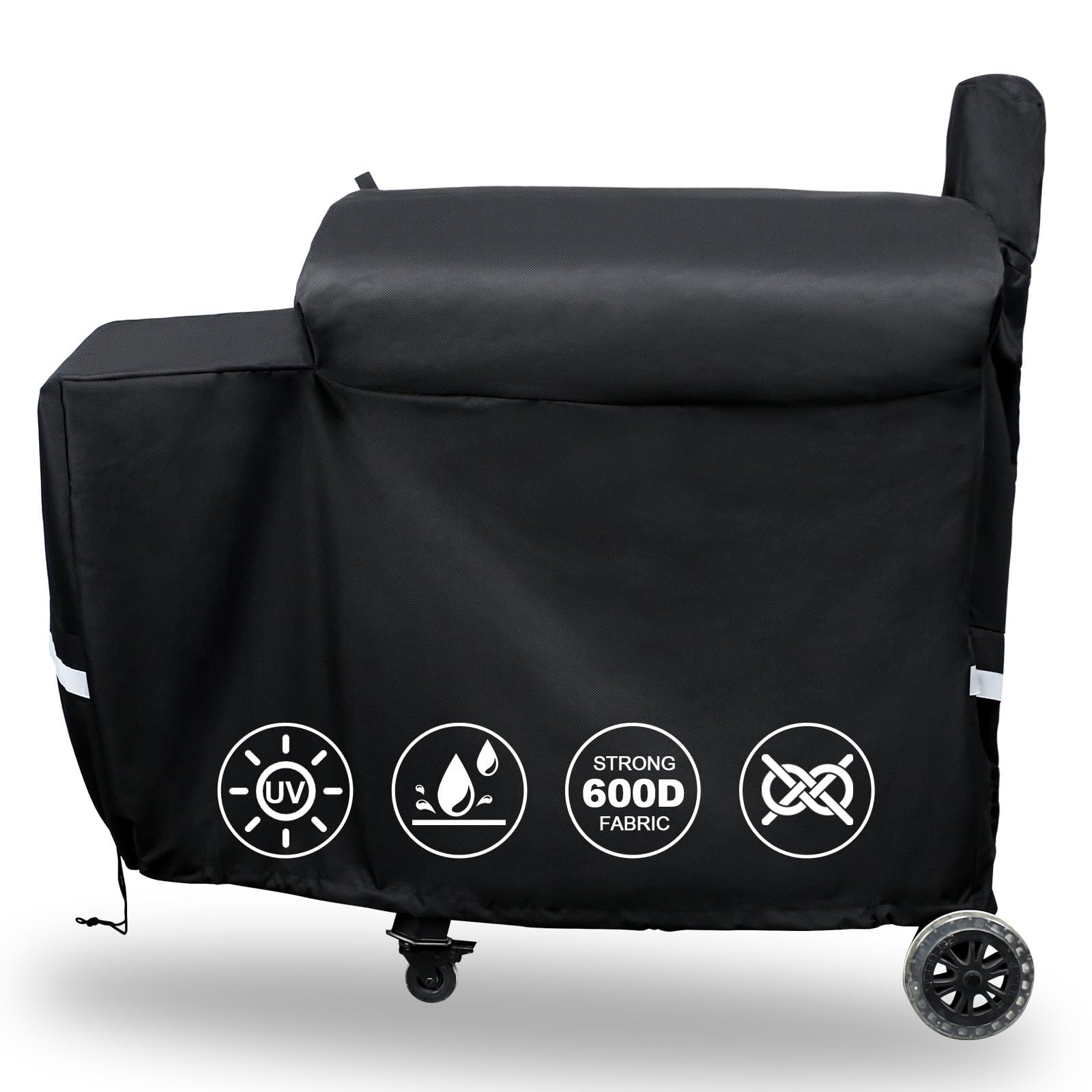 Qulimetal Grill Cover For Recteq Flagship 1100, Rt-1250, Rt-700 And Rt-680 Wood Pellet Grills - Heavy Duty Premium Waterproof Fa