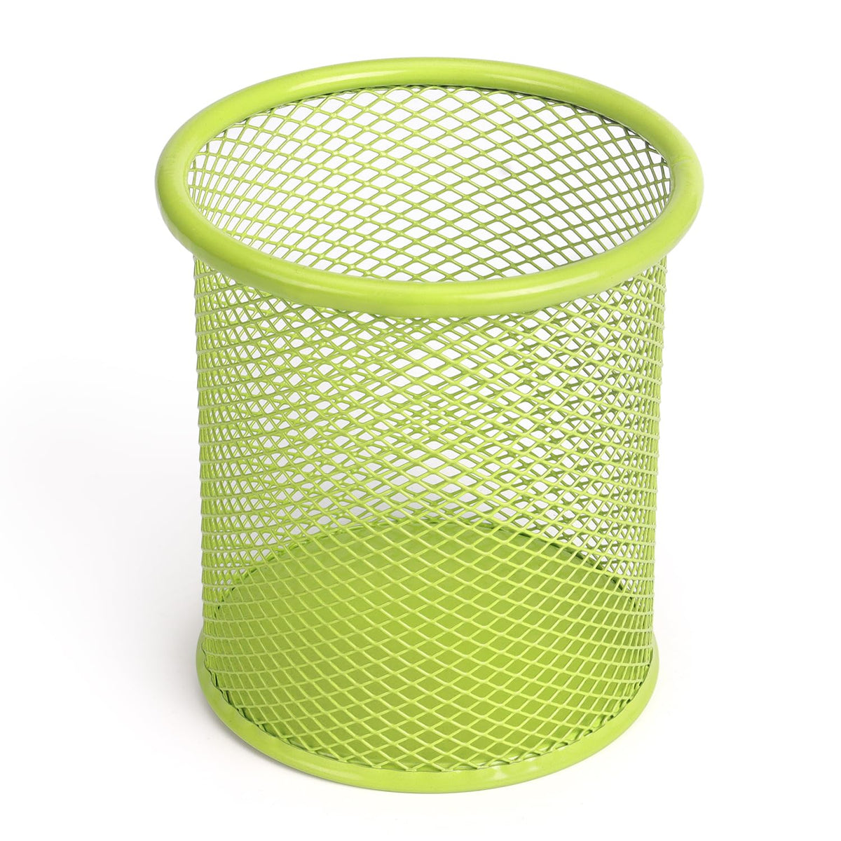 Tamaki Pen Holder Cup For Desk, Wire Mesh Pencil Cup Holder For Desk Office Pen Organizer (Green)