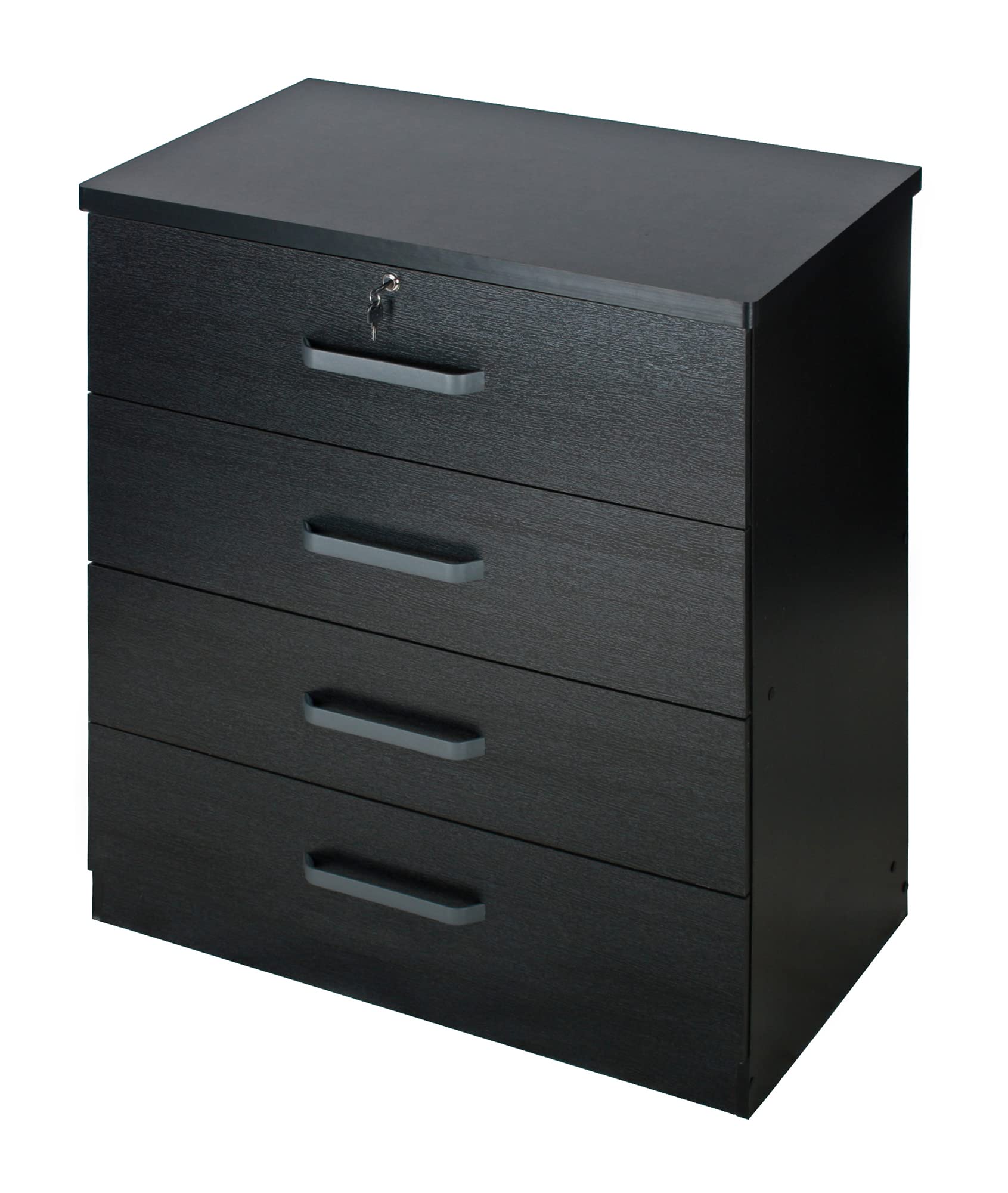 Better Home Products Carell Furniture Super Jumbo 4 Drawer Storage Chest Dresser - Thumbnail 3