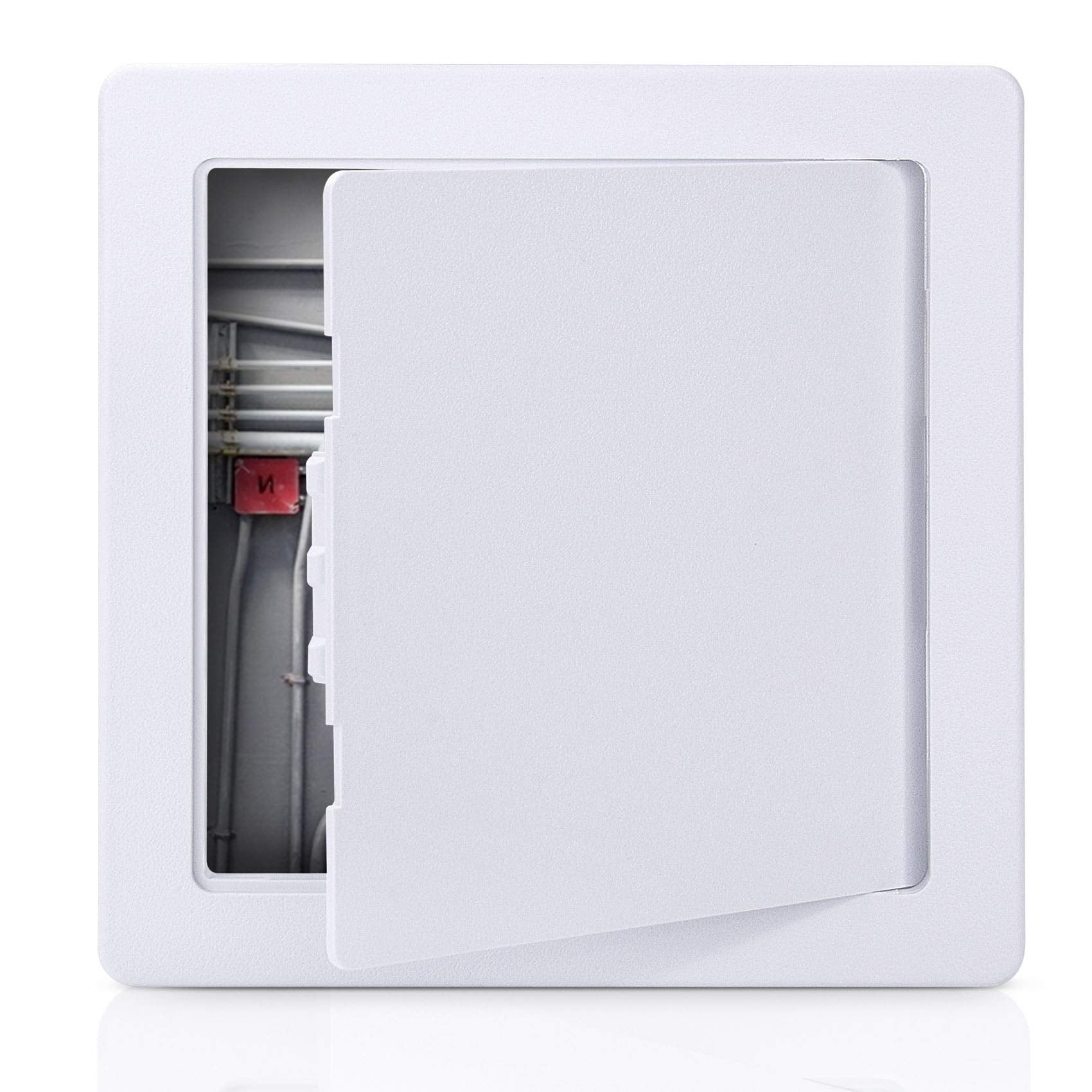 Pnkkodw Plumbing Access Panel For Drywall 8 X 8 Inch Plastic Access Door Removable Wall Access Panel Ceiling Reinforced Hinged D