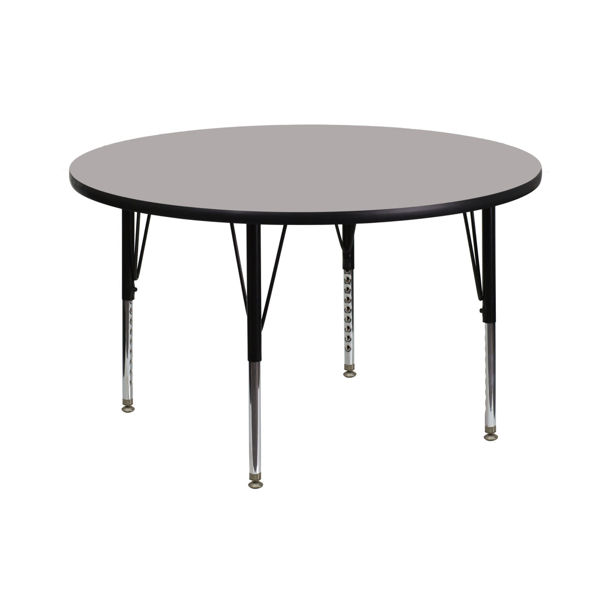 Flash Furniture RND Grey Activity Table, 42&quot;D x 42&quot;W x 25.25&quot;H, Gray