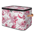 JIEDFEJUI Ocean Storage Bins with Zipper Lids for Bedroom Kitchen Bathroom Storage Basket Foldable Toy Cube Storage Organizer fo