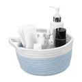 uxcell Small Cotton Rope Woven Storage Basket, 7.9x4 Cat Ears Decorative Organizer Box Cute Nursery Containers Bin for Shelves 