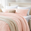 Bedelite Fluffy King Size Comforter Set - Pink Fleece Soft Comforter For King Size Bed, Luxury Warm Bedding Set For Winter, Fuzz