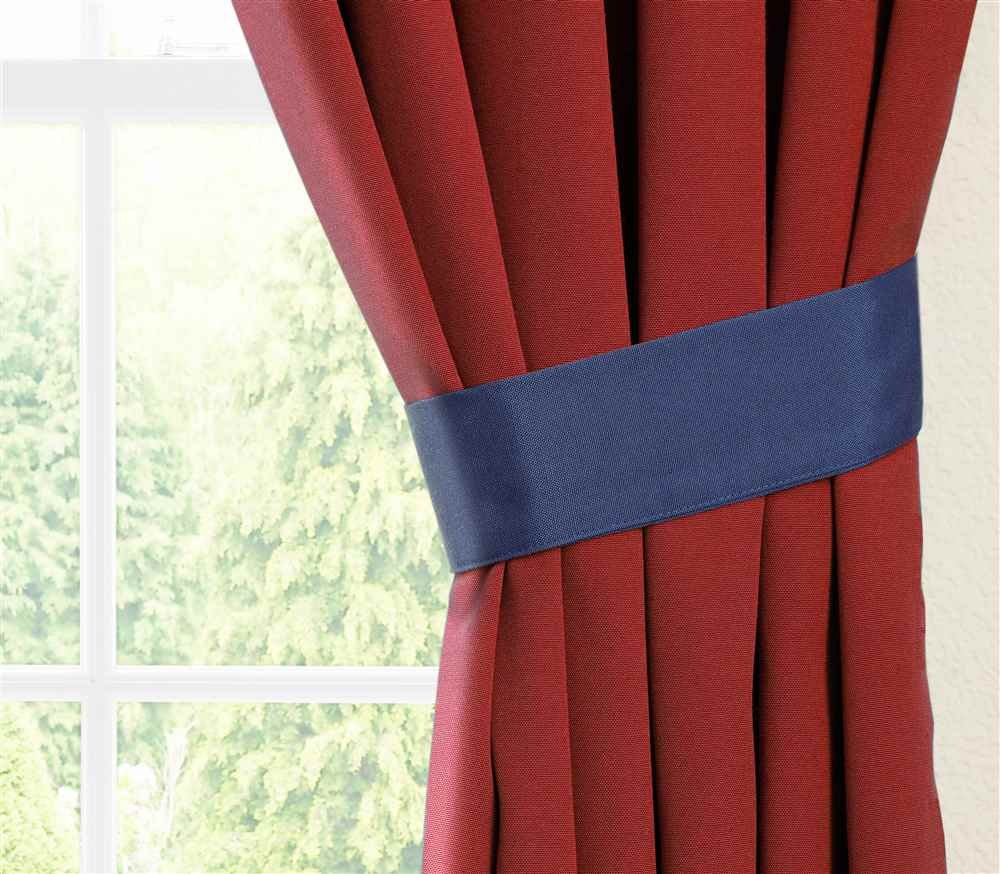 Blazing Needles Twill Curtain Panels - Thumbnail 2