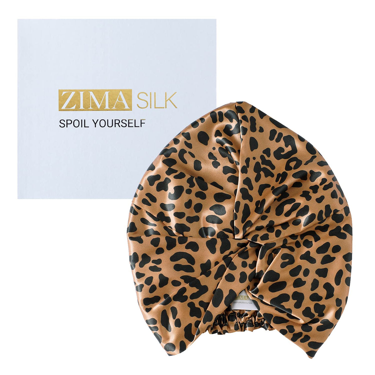 ZIMASILK 22 Momme 100% Mulberry Silk Bonnet for Sleeping & Women Hair Care, Highest Grade 6A Silk hair wrap for sleeping with Pr