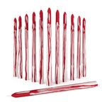 CANDWAX 12 inch Taper Candles Set of 12 - Unscented Candles Taper Burning for 10 Hours - No Drip Bleeding Taper Candles Ideal as
