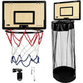 Wooden Basketball Laundry Hamper, OvertheDoor Hoop Laundry Basket