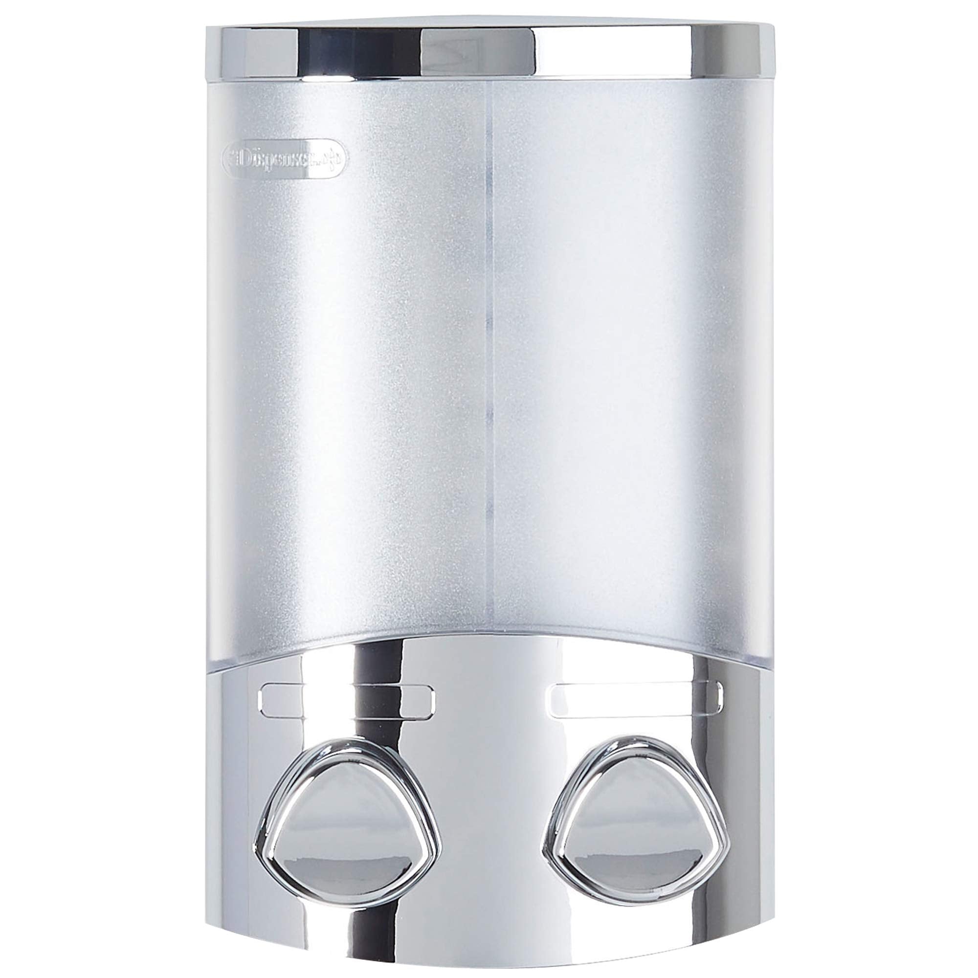 Better Living Products Duo Shower Dispenser 2, Shampoo And Soap Dispenser, 2 X 10.5 Fl. Oz. Chrome, 4.75' X 3.13' 7.75'