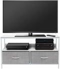Sorbus Tv Stand Dresser With 2 Faux Wood Drawers - Television Riser Chest With Storage - Bedroom, Living Room, Closet, & Dorm Furniture