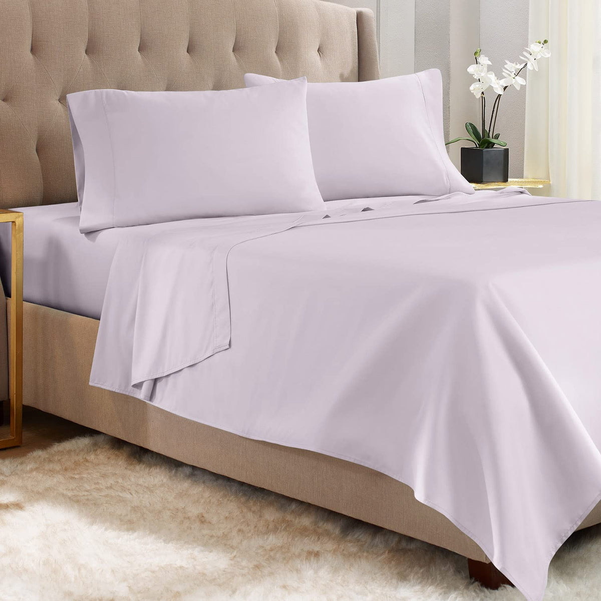 Empyrean Twin Xl Sheets Set - 3 Pc Super Soft Twin Xl Bed Sheets - Double Brushed Microfiber Xl Twin Sheets - Hotel Luxury Light