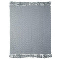 Snow Flocked Chenille Throws Or Accent Pillows - Light Gray Throw