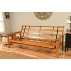 Kodiak Furniture Monterey Queen Solid Wood Futon Frame In Butternut/Brown