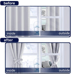 Hiasan Short Room Darkening Curtains 36 Inch Long, Bathroom Small Window Curtains Rod Pocket & Back Tab Thermal Drapes Sewn With