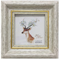 3.5x3.5 Picture Frame White (Cream Color) Square Photo Frame Desktop Display Mount on the wall. The front opening size 2.9x2.9. 