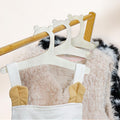 Wooden Hangers for Baby Closet  Natural Wooden Hanger for Clothes & Pants  AntiSlip Wood Baby Hangers Usable Newborn to Toddl